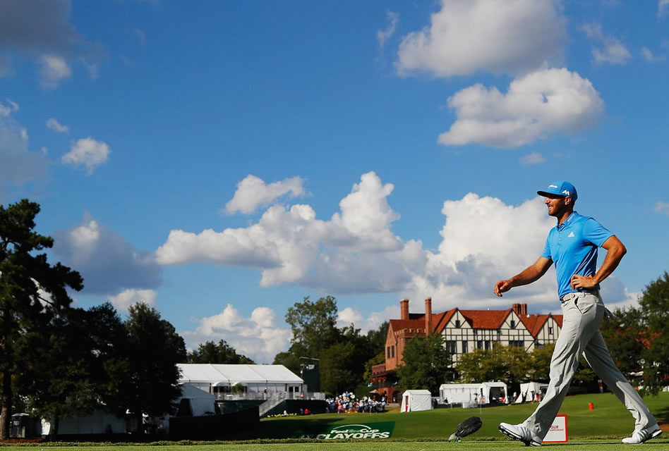 Dustin impone su autoridad en el Tour Championship