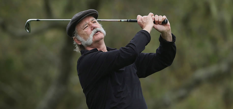 El actor Bill Murray vestirá a los golfistas más irreverentes