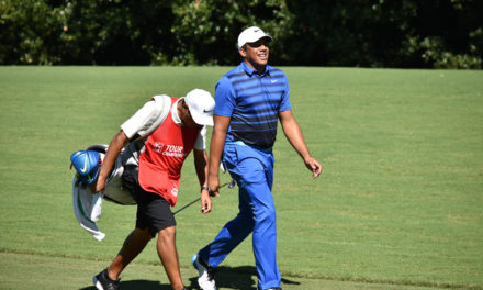 Jhonattan Vegas en la posición 13 del TOUR Championship