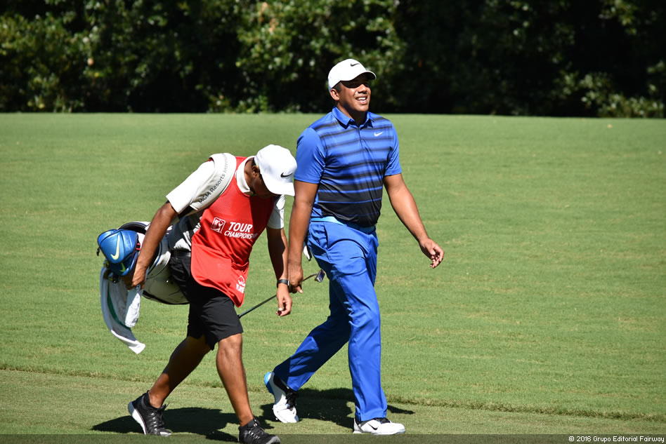 Jhonattan Vegas en la posición 13 del TOUR Championship