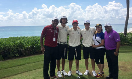 Los caballeros listos para el World Amateur Team Championship