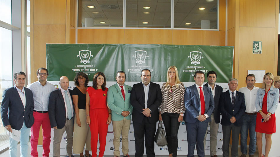 Presentación oficial del “I Torneo de Golf Colegios Profesionales de Málaga” en Diputación de Málaga