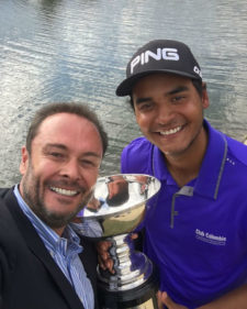 Germán Calle Jr. es marca país para Colombia y para golf el colombiano