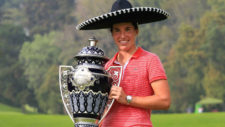 Olé Olé para Ciganda al ganar su 2do título en México (cortesía LPGA)