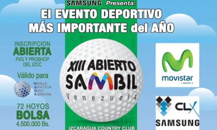 XIII Abierto Sambil resultados y horarios de salida R2 viernes 25