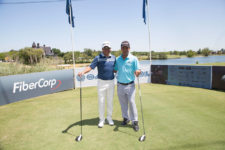 Los jugadores del PGA TOUR, Andrés Romero y Fabián Gómez durante el Pro-Am del Andrés Romero Invitational, que se disputó este jueves 1 de diciembre en el Buenos Aires Golf Club / Foto: Crédito Olivia Calatayud