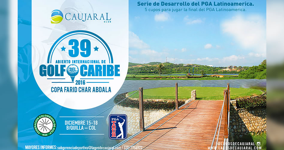 Gran remate de la temporada golfística nacional, desde este jueves en el Abierto del Caribe