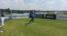 El anfitrión Andrés Romero durante la segunda ronda en el Buenos Aires Golf Club / Foto: Gentileza GMMG