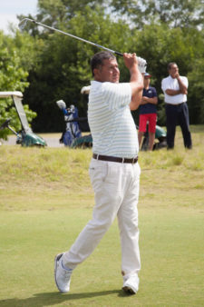 Ricardo González, jugador del European Tour, durante la primera ronda del Andrés Romero Invitational / Foto: Crédito Olivia Calatayud