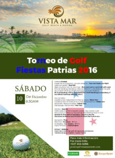 Torneo Fiestas Patrias en Vista Mar Golf Beach & Marina
