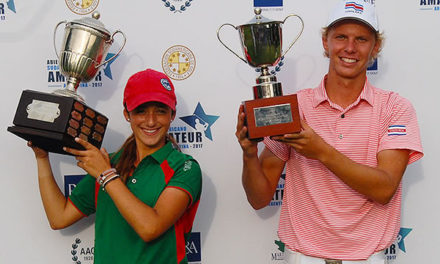 Paul Chaplet e Isabella Fierro, los campeones en el Abierto Sudamericano Amateur 2017