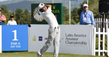 El chileno Tomás Gana comparte la punta del LAAC en el Club de Golf de Panamá. / Foto: Gentileza Enrique Berardi/LAAC.