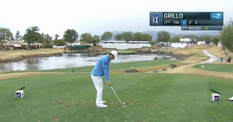 Video, golf en las rocas por Emiliano Grillo producido en La Quinta, California