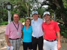 Carlos Avendaño, Sra. Echavarría, Nicolás y Andrés Echavarría