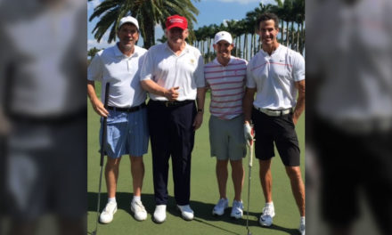 McIlroy se prepara para regresar en el WGC-Mexico Championship con ronda de golf junto a Trump