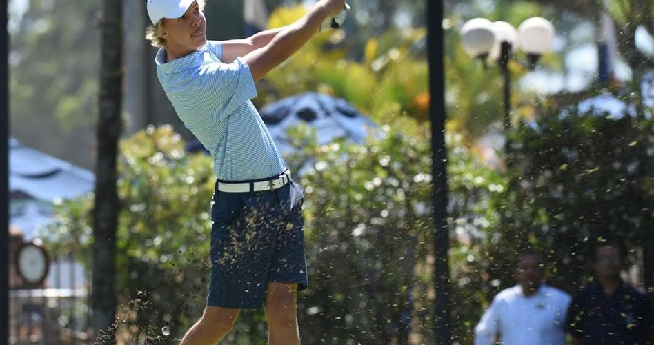 Paul Chaplet lidera el Centroamericano Amateur de Golf