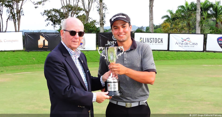 Édgar Zea fue campeón amateur del Abierto Lagunita Country Club