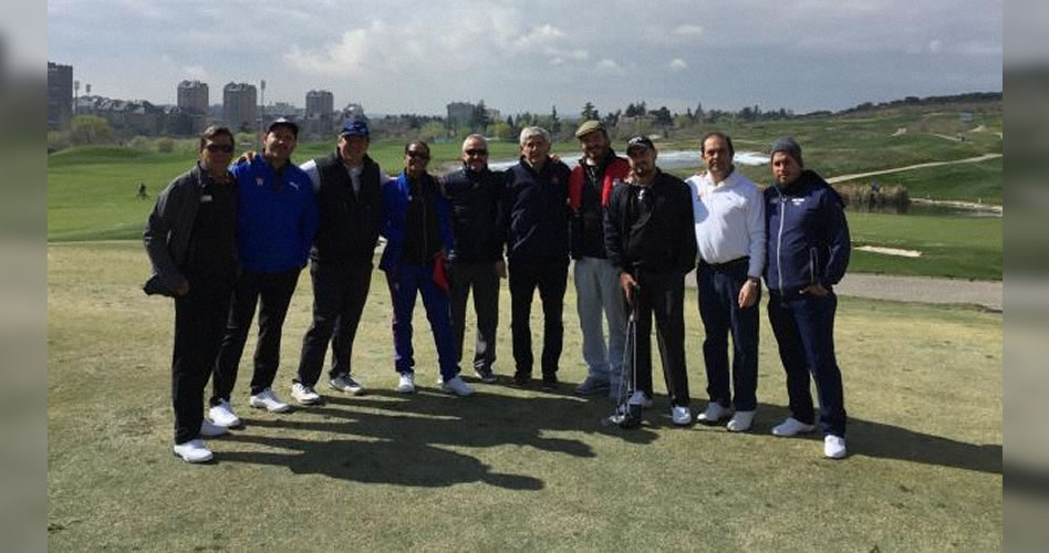 Histórica visita del equipo cubano de golf a España