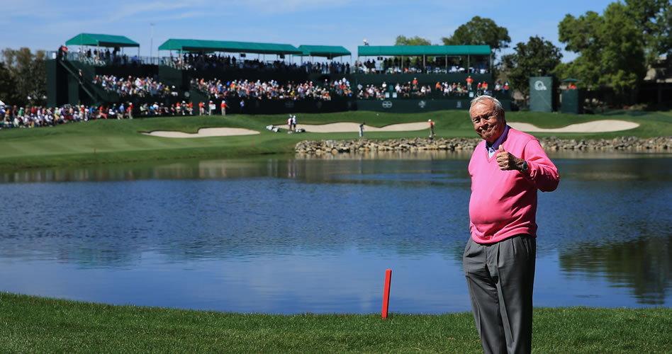 Jugadores del Arnold Palmer Invitational 2017 se unen para realizar emotivo homenaje al “Rey”