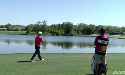 Video: Grillo envía dos bolas al agua y luego lanza su hierro-3 camino a un cuádruple-bogey en Bay Hill