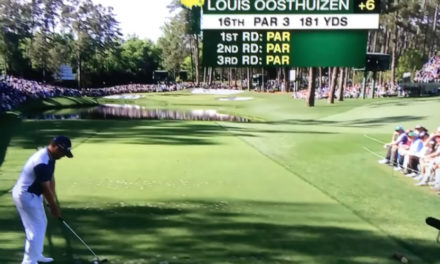 Video, hoyo en uno de Louis Oosthuizen en el Masters 2016