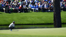 Rory McIlroy en el hoyo No. 15 (cortesía Augusta National Golf Club)