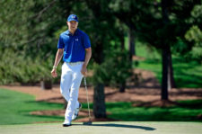 Jordan Spieth en el hoyo No. 7 (cortesía Augusta National Golf Club)