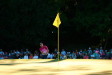 Sergio García en el hoyo No. 15 (cortesía Augusta National Golf Club)