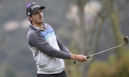 El antioqueño David Vanegas, el ganador al final en el Abierto Opita de Golf