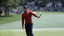 Rory McIlroy durante la primera ronda (cortesía Augusta National Golf Club)