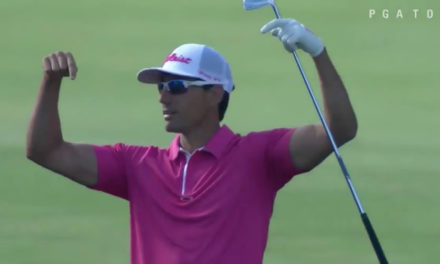 ¡Histórico albatros de Rafa Cabrera Bello en el hoyo 16!