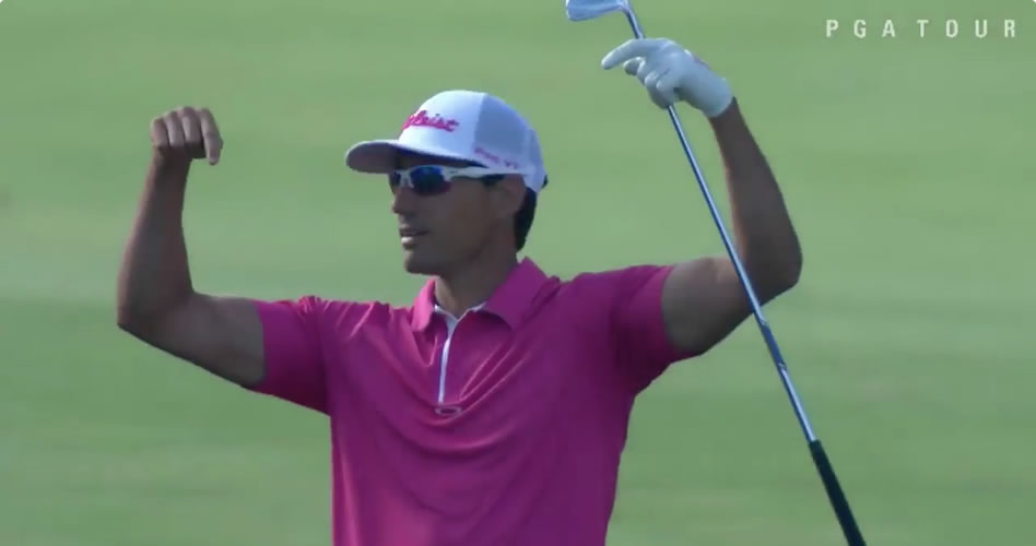 ¡Histórico albatros de Rafa Cabrera Bello en el hoyo 16!