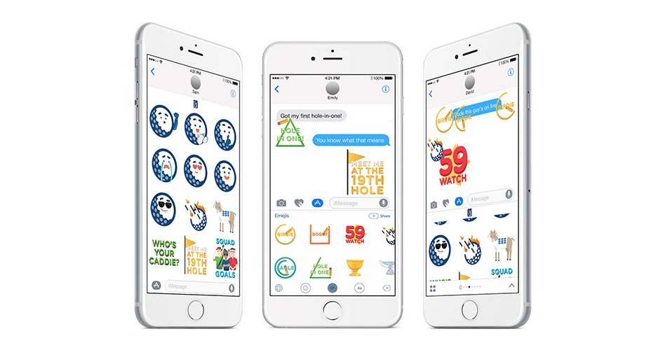 PGA Tour anuncia lanzamiento de su primera aplicación con “emojis golfísticos” para smartphones