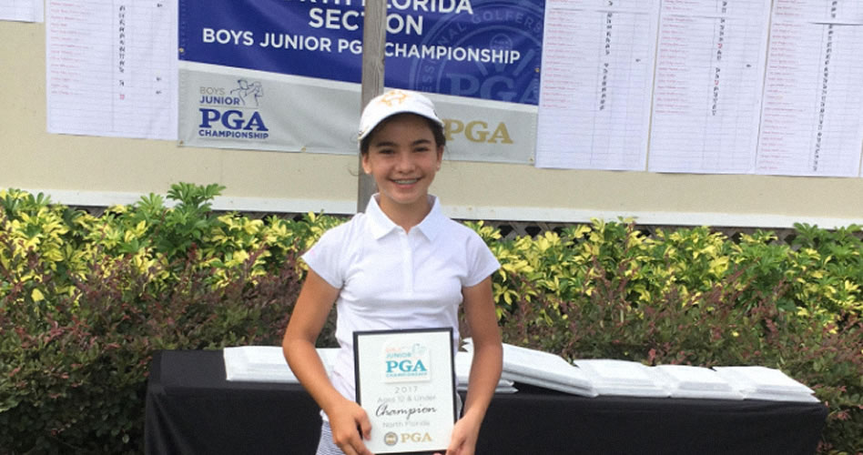 Ariana Carvalho gana el North Florida Jr PGA Championship