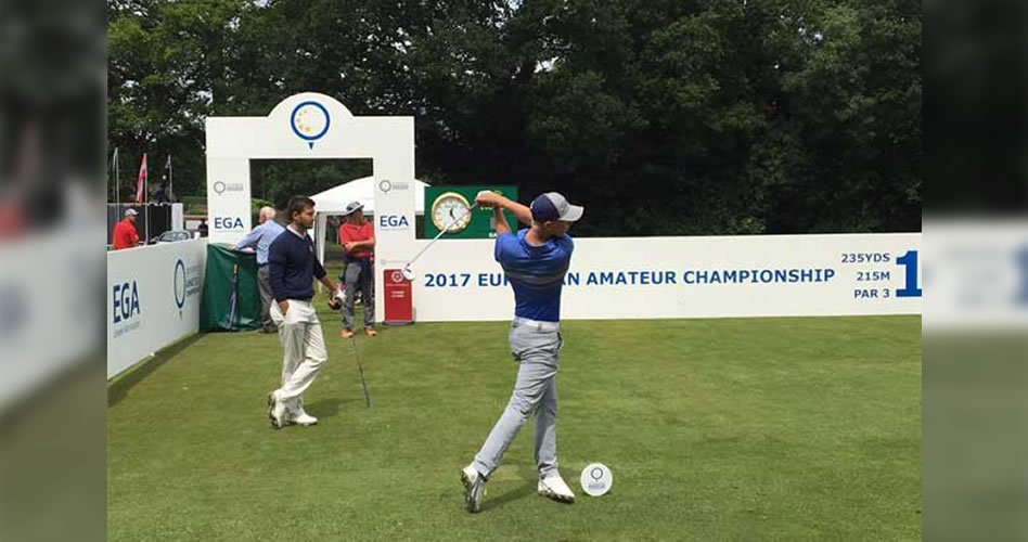 Arranque bajo par de Paul Chaplet este miércoles en el European Amateur Championship en Inglaterra