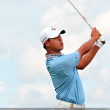 Si Woo Kim durante la 3ra ronda del 11º US Open