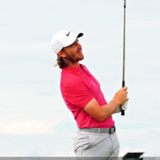 Tommy Fleetwood durante la 3ra ronda del 11º US Open