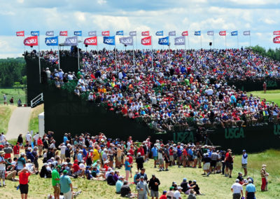 Galería de selección de fotos de la ronda final del 117º US Open en Erin Hills cortesía de la Revista Fairway