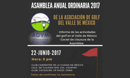 Invitación a la Asamblea Anual de la Asociación de Golf del Valle de México