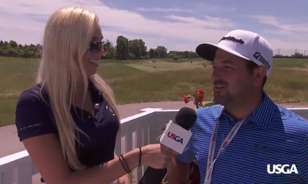 Roberto Díaz conversa con la TV sobre su participación en el US Open