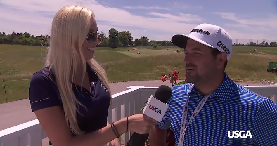 Roberto Díaz conversa con la TV sobre su participación en el US Open