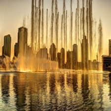 Burj Al Khalifa, Fuente del Baile (cortesía Azmath iqbal)