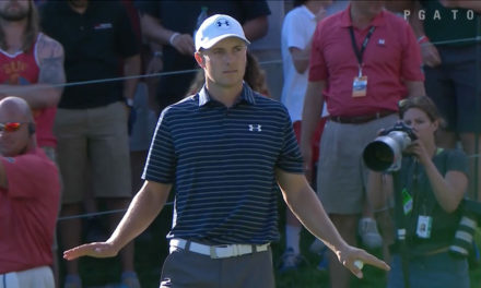 Video, Spieth se colocó a la altura de Tiger con un bunker shot que merecía una gran celebración