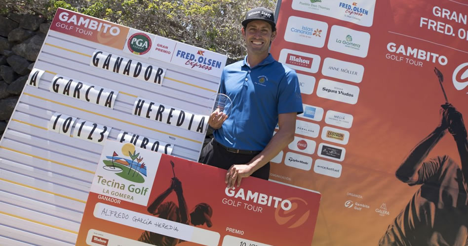 Alfredo García Heredia se corona en Tecina Golf