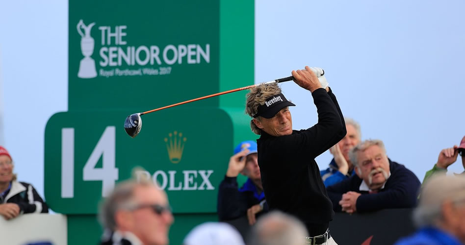 Bernhard Langer es el primer líder del Senior British Open en Gales