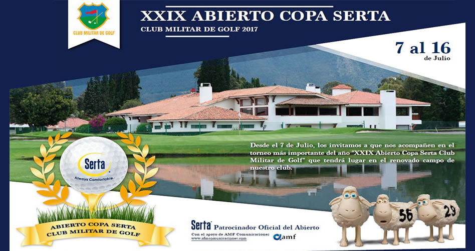 El Abierto ‘Copa Serta – Club Militar de Golf’ abre fuegos desde este viernes