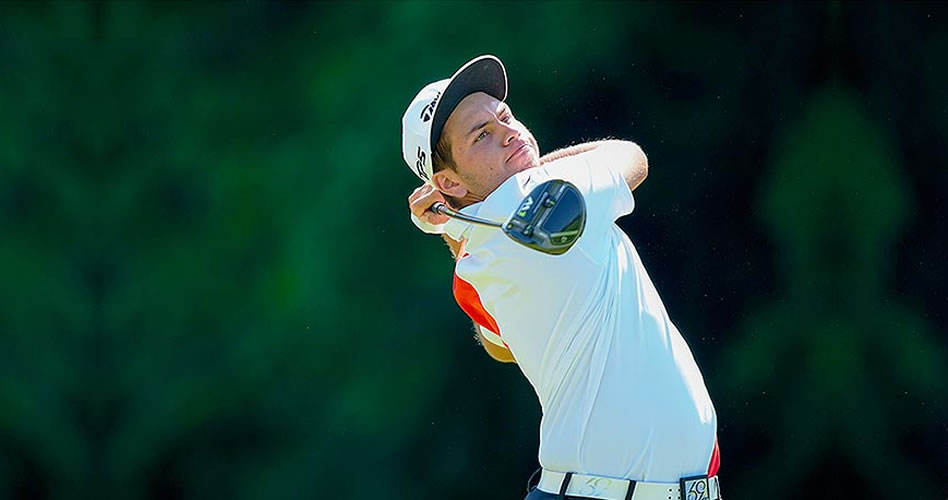 El peruano Julián Périco, ganador de la categoría principal del IMG Junior World Golf Championship