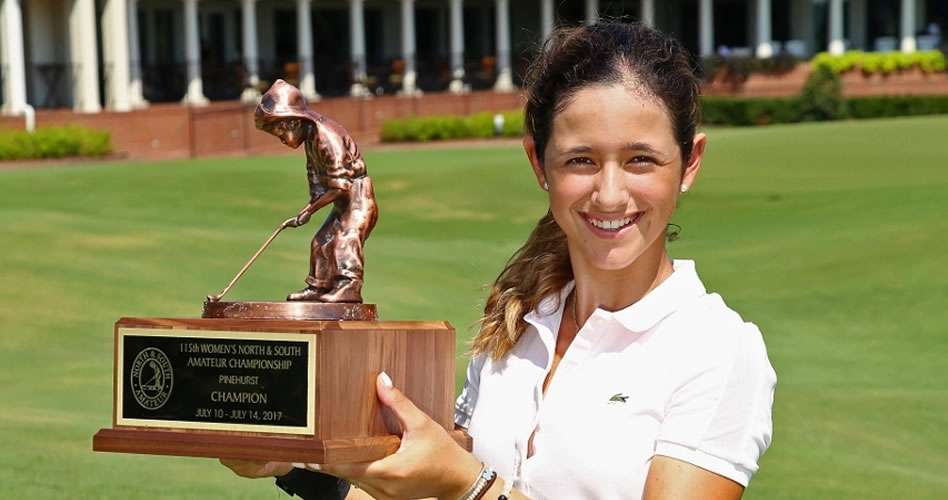 Fierro graduada con honores en Pinehurst No. 2 al ganar el North & South Championship