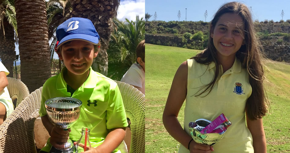 Isaac Puerto y Aitana Ramos, nuevos campeones de Canarias de Golf