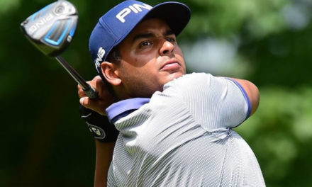 Muñoz hace historia liderando el Greenbrier Classic del PGA Tour